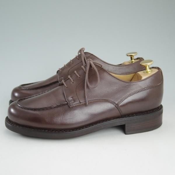 美品★パラブーツ SIZE 6【★ドレス仕様シャンボード/CHAMBORD】アクティブソール/Uチップ/カフェ/CAF/カーフ/Paraboot★c868