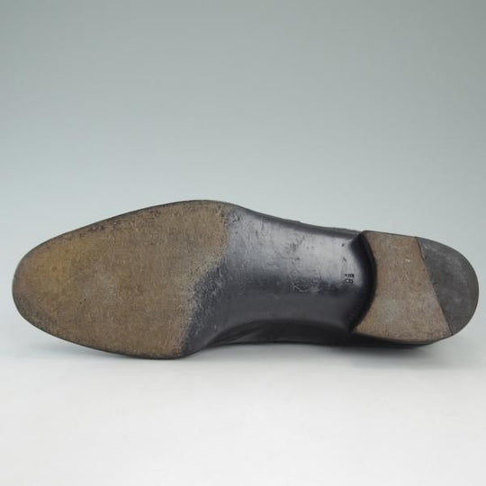 極上★(伊)アルティオリ SIZE 9.5【定価15万円以上★フルブローグ】黒/ウイングチップ/カーフ/ARTIOLI★c883