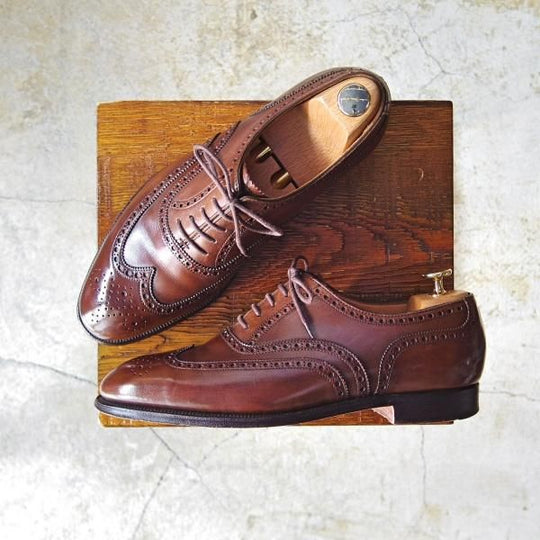 美品★クロケット&ジョーンズ 6.5E【★ハンドグレードライン/マスターロイド/DOWNING】330ラスト/ロイドフットウェア/Crockett&Jones★c885