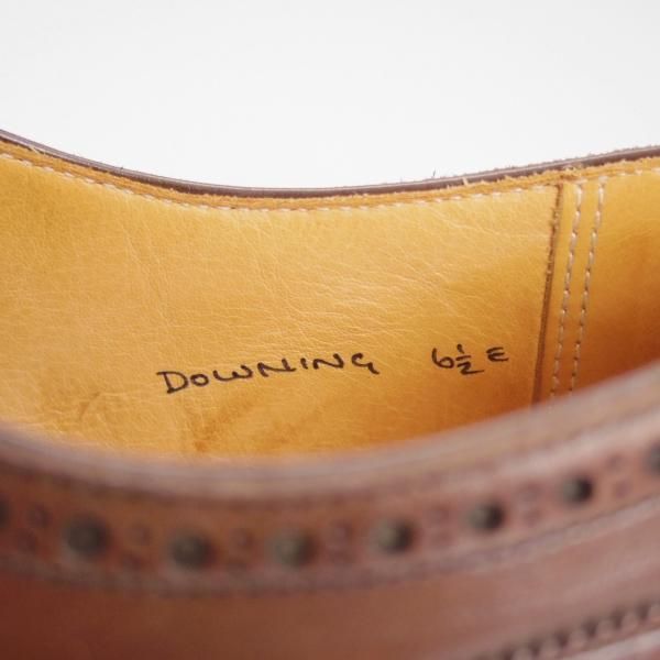 美品★クロケット&ジョーンズ 6.5E【★ハンドグレードライン/マスターロイド/DOWNING】330ラスト/ロイドフットウェア/Crockett&Jones★c885