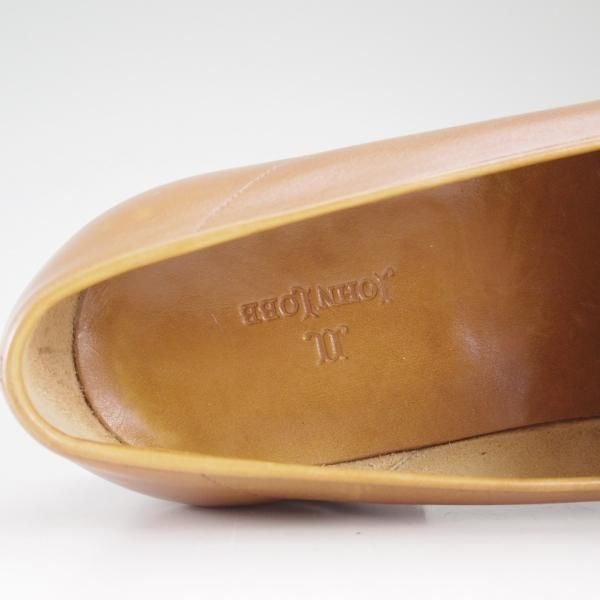 美品★ジョンロブ 6E【定価20万円程度★スキンステッチ仕様/ASHLEY/アシュレイ】4596ラスト/薄茶/コインローファー/JOHN LOBB★c888
