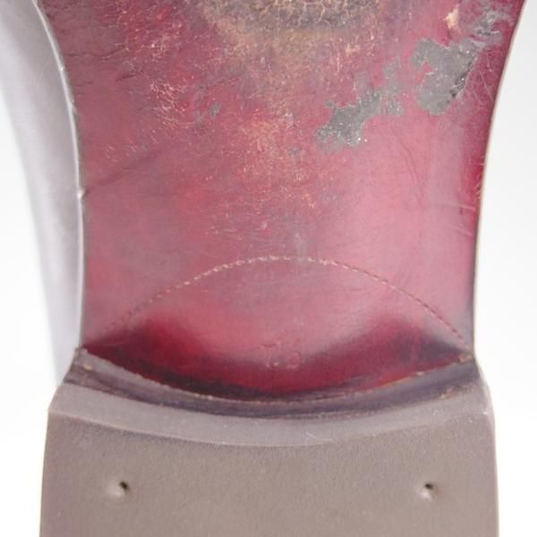 極上★42ndロイヤルハイランド SIZE 7.5【高級★EXCLUSIVE ライン/プレーントゥ】茶/ex808/カーフ/42ND ROYAL HIGHLAND★c892