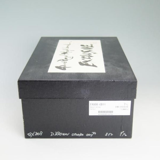 極上★42ndロイヤルハイランド SIZE 7.5【高級★EXCLUSIVE ライン/プレーントゥ】茶/ex808/カーフ/42ND ROYAL HIGHLAND★c892