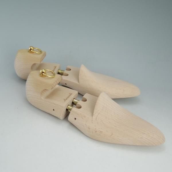 美品★(伊)メッカリエロ UK6程度【貴重★旧時代の純正シューツリー】木製シューキーパー/mens/メンズ/MECCARIELLO★c895