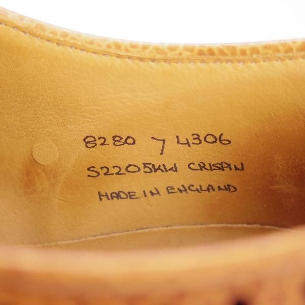 極上★(英)アルフレッドサージェント UK7【リッジウェイソール仕様/貴重★(英)ダンヒル別注/dunhill】サージェント/Alfred Sargent★c901