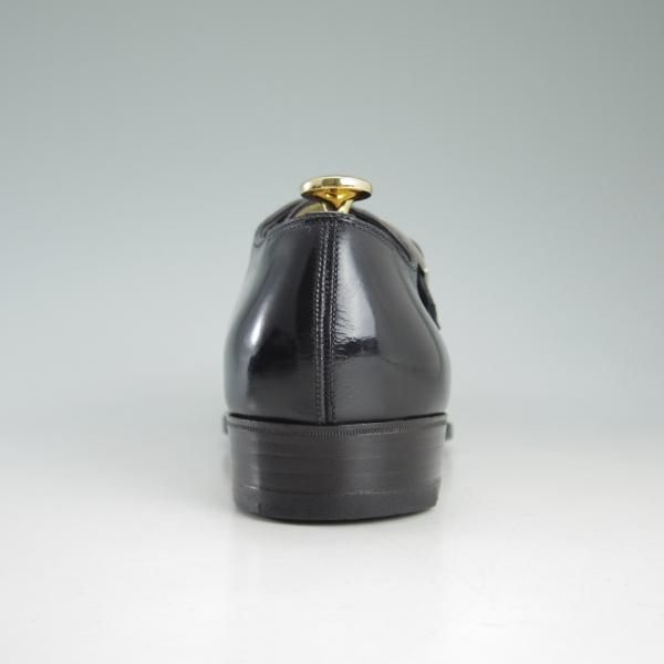 ★(英)ガジアーノ&ガーリング UK5.5程度【高級★ビスポーク商品】モンクストラップ/カーフ/黒/GAZIANO&GIRLING★c905