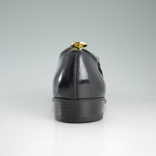 ★(英)ガジアーノ&ガーリング UK5.5程度【高級★ビスポーク商品】モンクストラップ/カーフ/黒/GAZIANO&GIRLING★c905