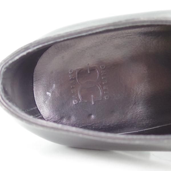 ★(英)ガジアーノ&ガーリング UK5.5程度【高級★ビスポーク商品】モンクストラップ/カーフ/黒/GAZIANO&GIRLING★c905