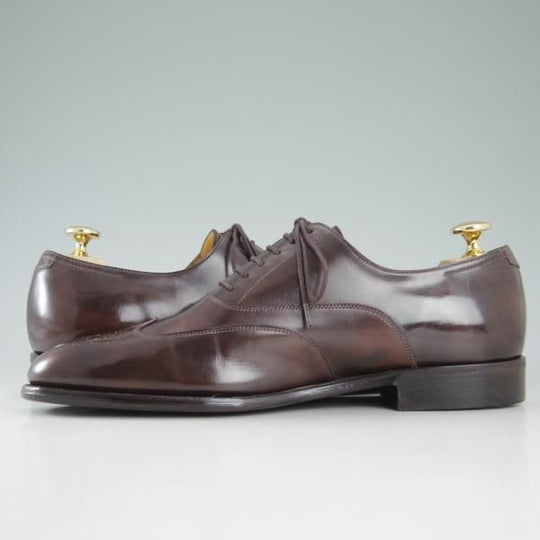極美品★ジョンロブ製 SIZE 39/UK5.5程度【貴重★エルメス別注/HERMES】H103/フルブローグ/ミュージアムカーフ/JOHN LOBB★c907