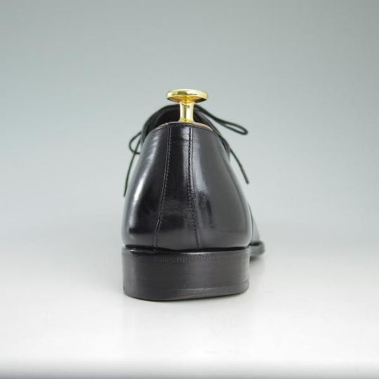 極上★(伊)タニノクリスチー SIZE 7.5【定価17万円程度★最後期のストレートチップ】136215/カーフ/黒/TANINO CRISCI★c909
