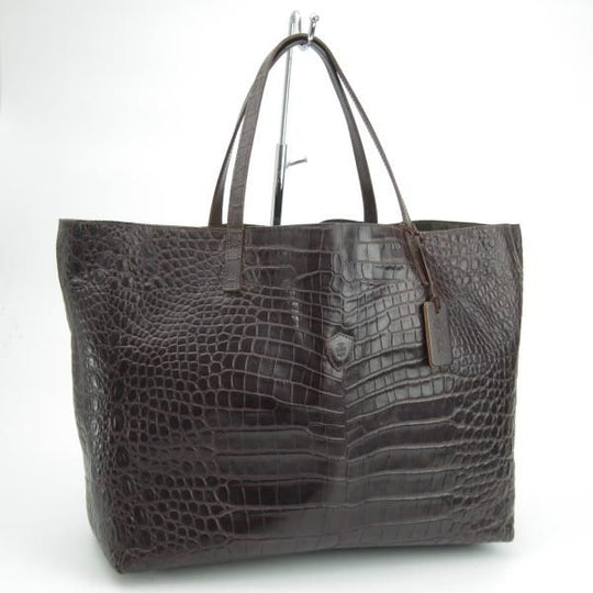 美品★フェリージ/Felisi【定価7.5万円★トートバッグ/11-91】レザー/クロコ型押し/トート バッグ/メンズ&レディース/ビジネス★N5235