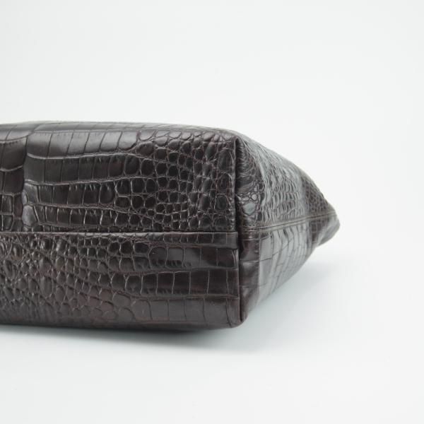 美品★フェリージ/Felisi【定価7.5万円★トートバッグ/11-91】レザー/クロコ型押し/トート バッグ/メンズ&レディース/ビジネス★N5235