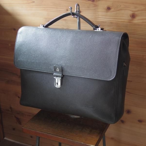 H20 dunhill ダンヒル　ビジネスバッグ　レザー　シボ革　ブラック　美品 dunhill/ダンヒル通販 | ブリーフケース | バッグ | メンズ