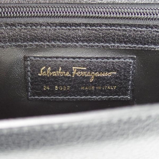 ほぼ未使用★(伊)サルヴァトーレ・フェラガモ/Ferragamo【★レザー ブリーフケース】黒/メンズ ビジネス バッグ/Salvatore★N5237