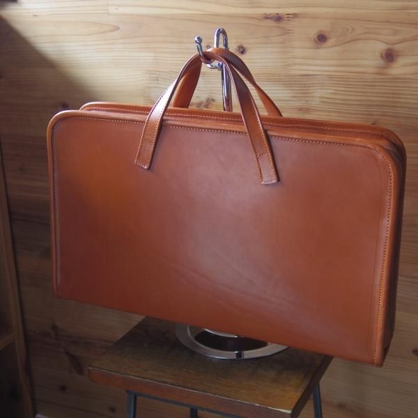 美品★(英)ビルアンバーグ/Bill Amberg【定価10万円程度★レザー/ブリーフケース】メンズ ビジネス バッグ/茶★N5238