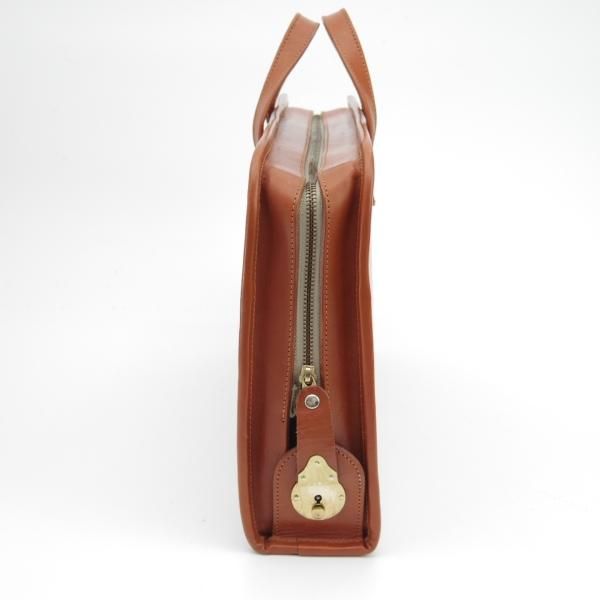 美品★(英)ビルアンバーグ/Bill Amberg【定価10万円程度★レザー/ブリーフケース】メンズ ビジネス バッグ/茶★N5238