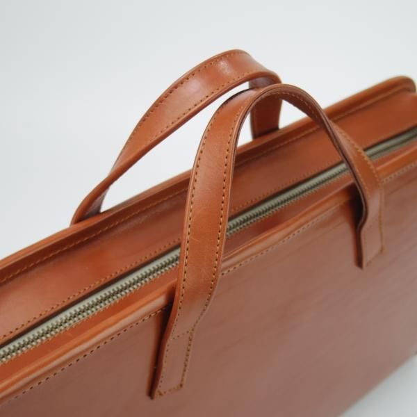 美品★(英)ビルアンバーグ/Bill Amberg【定価10万円程度★レザー/ブリーフケース】メンズ ビジネス バッグ/茶★N5238