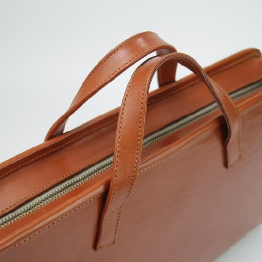 美品★(英)ビルアンバーグ/Bill Amberg【定価10万円程度★レザー/ブリーフケース】メンズ ビジネス バッグ/茶★N5238