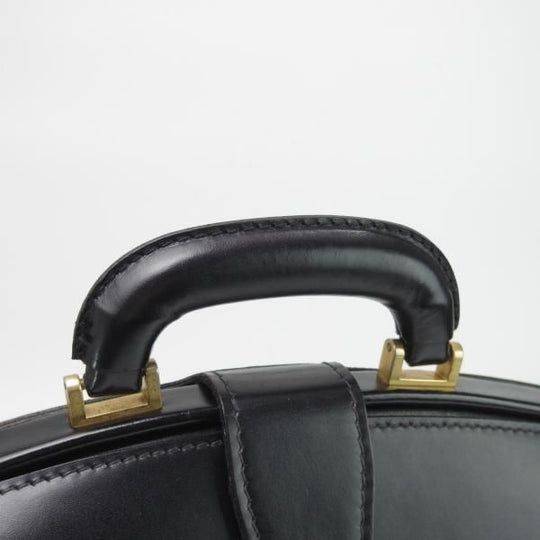 ほぼ未使用★(英)パップワース/PAPWORTH【高額★ダレスバッグ】黒 /メンズ ビジネス バッグ/レザー ブリーフケース★N5239