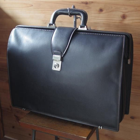 ほぼ未使用★(英)GIEVES&HAWKES/ギーブス&ホークス【★鞄】ダレスバッグ/レザー/黒/メンズ ビジネス バッグ★N5240