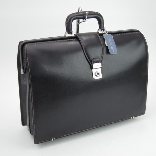 ほぼ未使用★(英)GIEVES&HAWKES/ギーブス&ホークス【★鞄】ダレスバッグ/レザー/黒/メンズ ビジネス バッグ★N5240