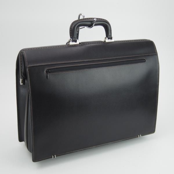 【美品】ギーブス＆ホークス ダレスバッグ ビジネスバッグ ブラック 革 ほぼ未使用☆(英)GIEVES&HAWKES/ギーブス&ホークス【☆鞄】ダレス