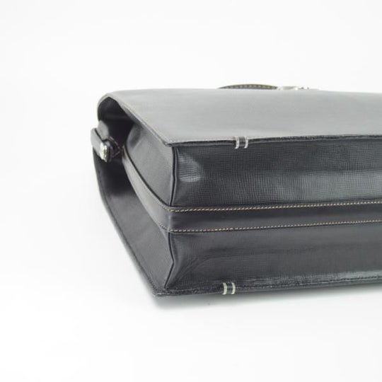 ほぼ未使用★(英)GIEVES&HAWKES/ギーブス&ホークス【★鞄】ダレスバッグ/レザー/黒/メンズ ビジネス バッグ★N5240