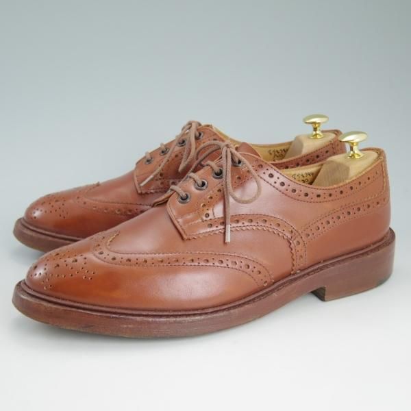 極上★トリッカーズ SIZE 9【★マロンアンティーク/BOURTON/バートン】5633/カントリー/茶/カーフ/短靴/Tricker's★c910