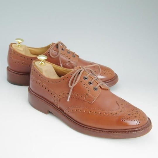 極上★トリッカーズ SIZE 9【★マロンアンティーク/BOURTON/バートン】5633/カントリー/茶/カーフ/短靴/Tricker's★c910