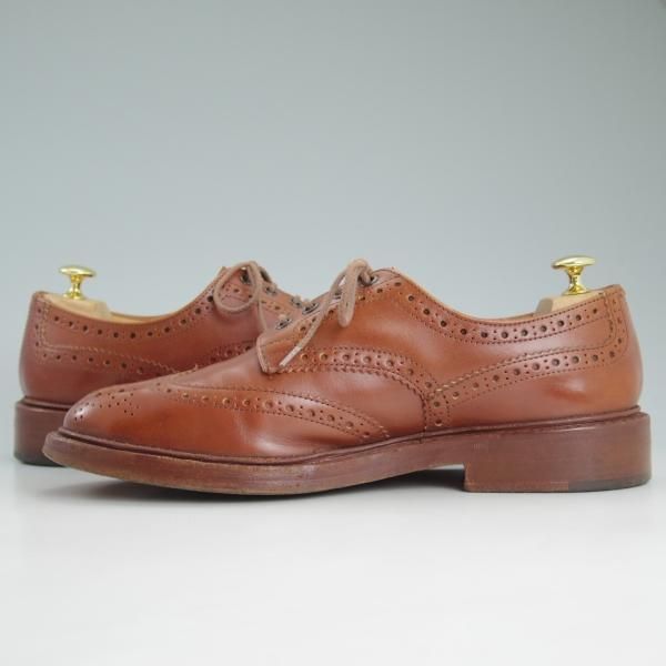 極上★トリッカーズ SIZE 9【★マロンアンティーク/BOURTON/バートン】5633/カントリー/茶/カーフ/短靴/Tricker's★c910