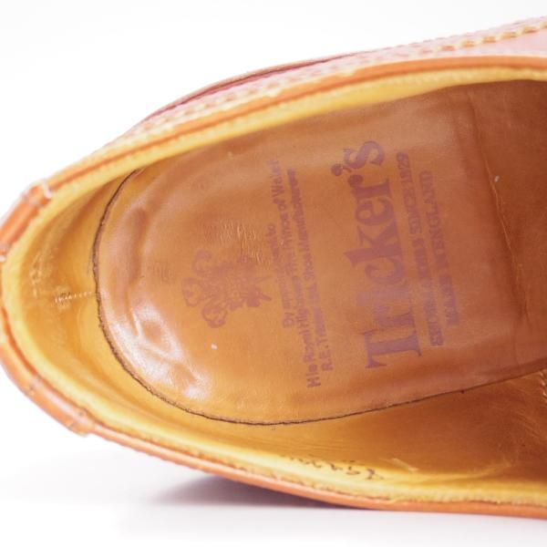 極上★トリッカーズ SIZE 9【★マロンアンティーク/BOURTON/バートン】5633/カントリー/茶/カーフ/短靴/Tricker's★c910