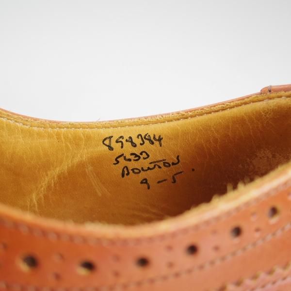 極上★トリッカーズ SIZE 9【★マロンアンティーク/BOURTON/バートン】5633/カントリー/茶/カーフ/短靴/Tricker's★c910
