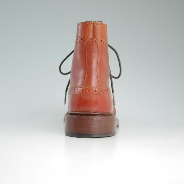 極美品★トリッカーズ(レディース) SIZE 5【★カントリーブーツ/L2508】ブーツ/モールトン/カーフ/モカシンブラウン/Tricker's★c911