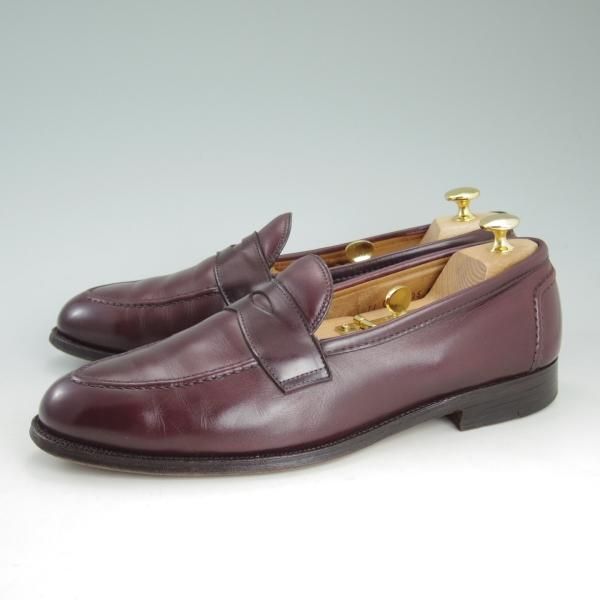 極上★オールデン 11C【★ブルックスブラザーズ別注/BROOKS BROTHERS】コインローファー/バーガンディー/カーフ/Alden★c915