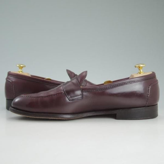 極上★オールデン 11C【★ブルックスブラザーズ別注/BROOKS BROTHERS】コインローファー/バーガンディー/カーフ/Alden★c915