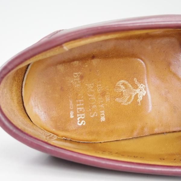 極上★オールデン 11C【★ブルックスブラザーズ別注/BROOKS BROTHERS】コインローファー/バーガンディー/カーフ/Alden★c915