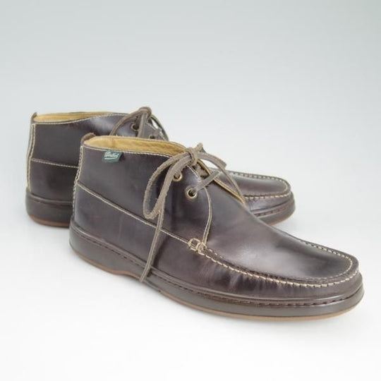 美品★パラブーツ SIZE 5.5【★チャッカブーツ/オイルドレザー】濃茶/モカシン/チャッカ/Uチップ/カーフ/メンズ/Paraboot★c920