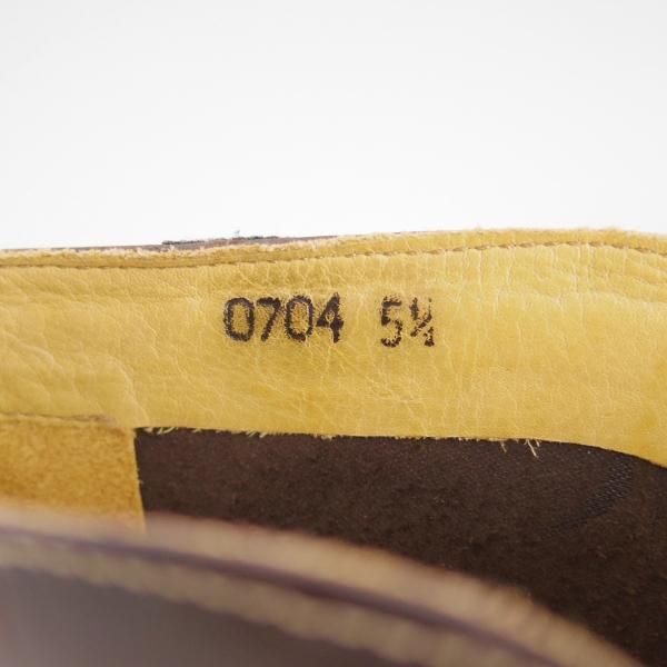 美品★パラブーツ SIZE 5.5【★チャッカブーツ/オイルドレザー】濃茶/モカシン/チャッカ/Uチップ/カーフ/メンズ/Paraboot★c920
