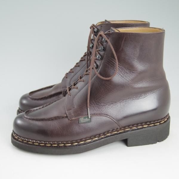 極美品★パラブーツ SIZE 5.5【貴重★ボーリュー/BEAULIEU/シャンボードのブーツ】カフェ/Uチップ/リスレザー/Paraboot★c921
