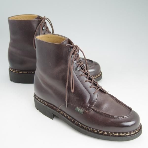 極美品★パラブーツ SIZE 5.5【貴重★ボーリュー/BEAULIEU/シャンボードのブーツ】カフェ/Uチップ/リスレザー/Paraboot★c921