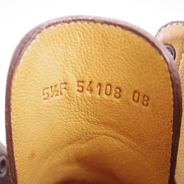 極美品★パラブーツ SIZE 5.5【貴重★ボーリュー/BEAULIEU/シャンボードのブーツ】カフェ/Uチップ/リスレザー/Paraboot★c921