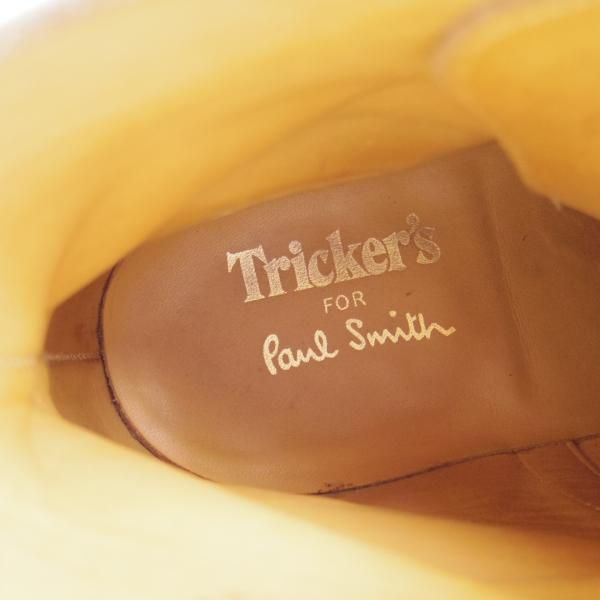 極上★トリッカーズ SIZE 8【★ポールスミス別注/カントリーブーツ/M6178】Paul Smith/茶/カーフ/ブーツ/Tricker's★c923