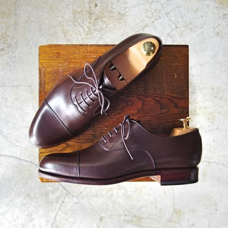 新品★(スペイン製)CARMINA/カルミナ SIZE 6.5【貴重★(スウェーデン)SKOAKTIEBOLAGET別注】732/FOREST/カーフ/ストレートチップ★c930