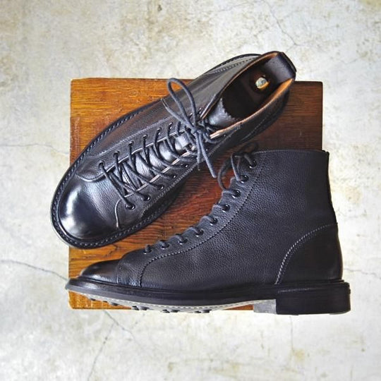 極上★トリッカーズ SIZE 7【★ダイナイトソール仕様/Paul Smith別注/ポールスミス】モンキーブーツ/6077/グレインレザー/Tricker's★c937