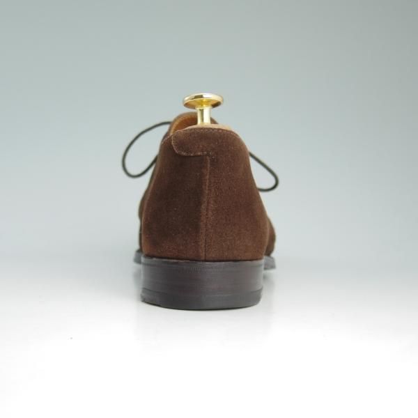 極上★クロケット&ジョーンズ 9E【★ロイドフットウェア別注/Lloyd Footwear】248ラスト/プレーントゥ/濃茶/スエード/Crockett&Jones★c940
