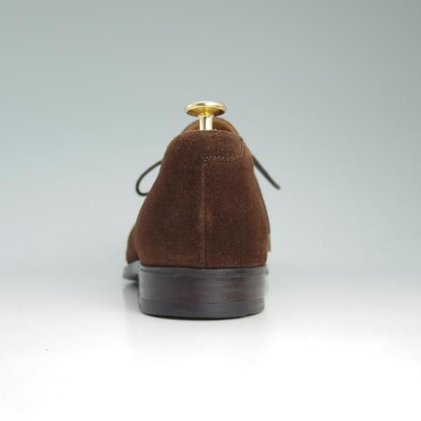 極上★クロケット&ジョーンズ 9E【★ロイドフットウェア別注/Lloyd Footwear】248ラスト/プレーントゥ/濃茶/スエード/Crockett&Jones★c940