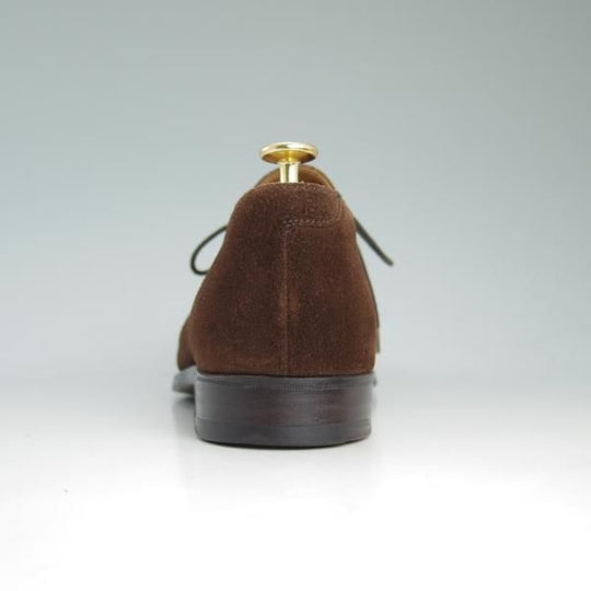 極上★クロケット&ジョーンズ 9E【★ロイドフットウェア別注/Lloyd Footwear】248ラスト/プレーントゥ/濃茶/スエード/Crockett&Jones★c940