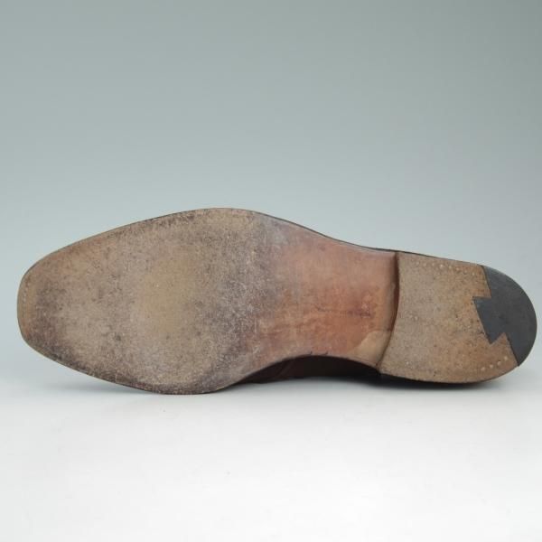 極上★クロケット&ジョーンズ 9E【★ロイドフットウェア別注/Lloyd Footwear】248ラスト/プレーントゥ/濃茶/スエード/Crockett&Jones★c940