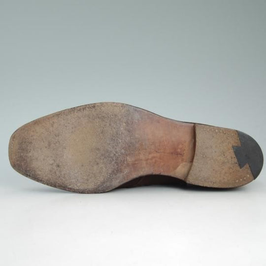 極上★クロケット&ジョーンズ 9E【★ロイドフットウェア別注/Lloyd Footwear】248ラスト/プレーントゥ/濃茶/スエード/Crockett&Jones★c940