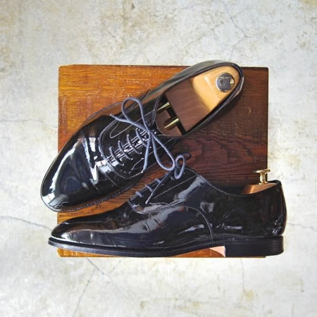 ★チャーチ US8.5D/UK8【貴重★ブルックスブラザーズ別注/BROOKS ENGLISH/911ラスト】旧チャーチ/BrooksBrothers/パテントレザー/Church's★c943